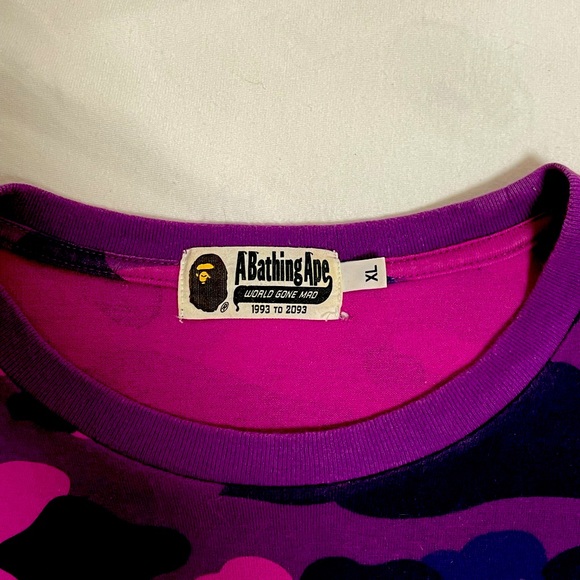 BAPE Color Camo College Tee - Picture 5 of 5